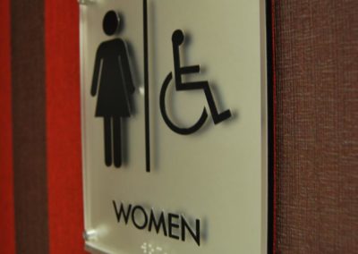 Women Washroom Signage ADA Signage